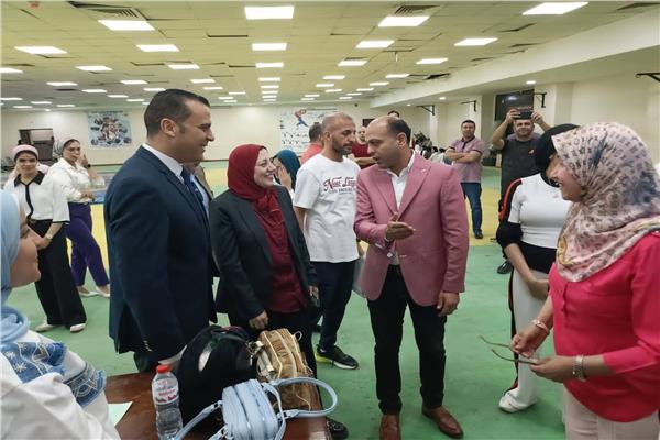 نائب رئيس جامعة بنها تتفقد لجان اختبارات القدرات  والامتحانات
