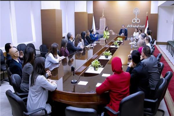 المسلماني خلال جلسة الاستماع الرابعة بماسبيرو
