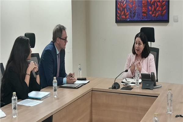 استقبال رئيس التعاون الألماني بسفارة ألمانيا بالقاهرة