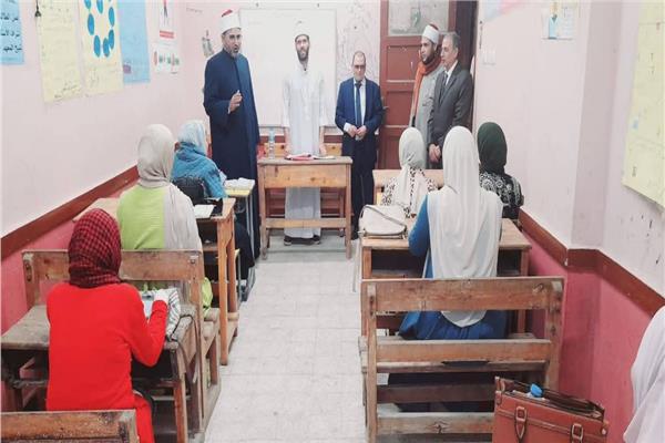 زيارة تفقدية  لفرع الرواق الأزهري بفرع معهد بنها النموذجي بمحافظة القليوبية