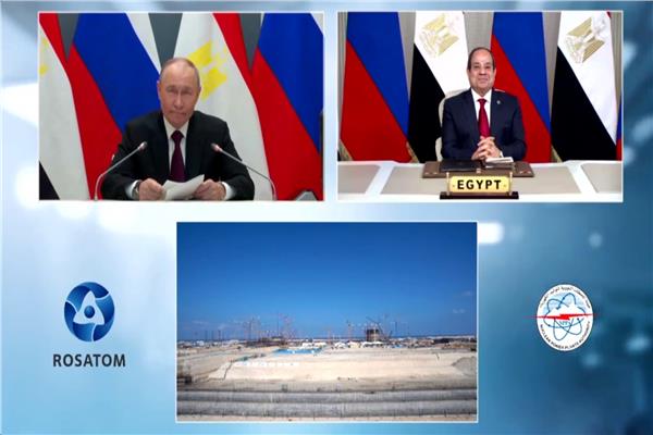 الرئيس عبد الفتاح السيسي، والرئيس فلاديمير بوتين، رئيس روسيا الاتحادية