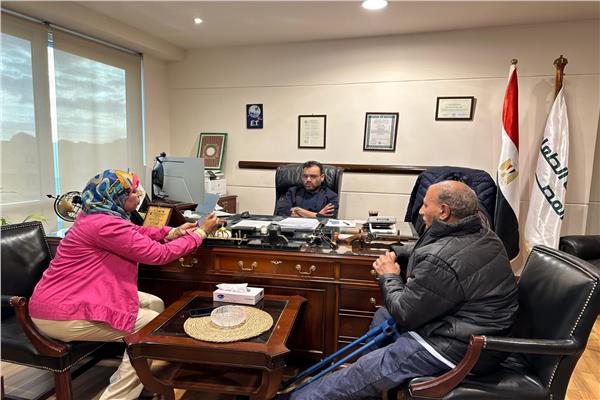 مدير بنك الطعام خلال يستقبل محرري اللواء الإسلامي 