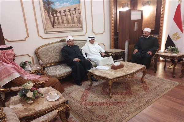 وصول وفد المملكة العربية السعودية  الي المجلس الأعلى للشئون الإسلامية