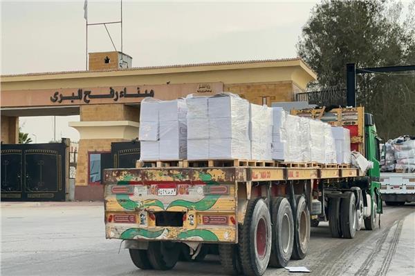 مساعدات غذائية لقطاع  غزة 