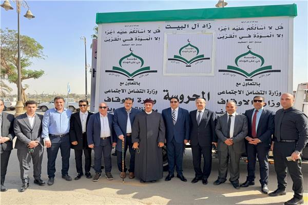 اللواء عبدالله عبدالعزيز محافظ بني سويف ، الشيخ جابر بغدادي