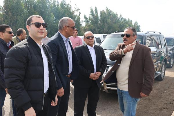 أثناء الجولة التفقدية 