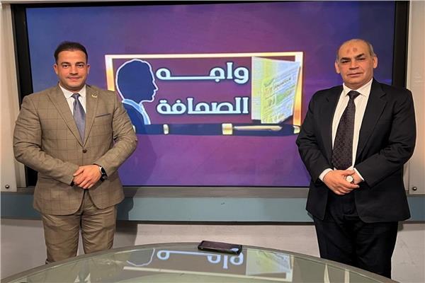 اللواء اسامه ابوالليل والصحفي احمد الصبيحي