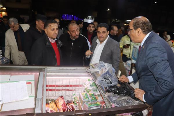 أثناء الرقابة على الأسواق