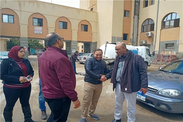 جولة تفدية بمستشفى صدر دمنهور