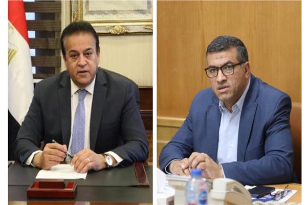 محافظ قنا و وزير الصحة والسكان