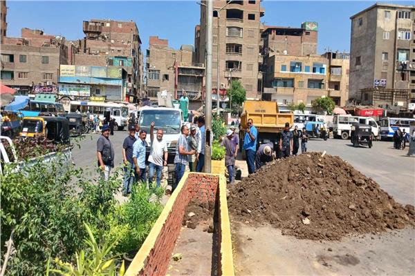 تطوير شارع العامل الأول بإمبابة