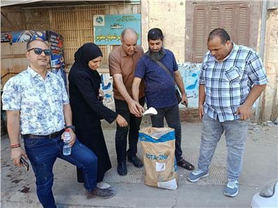 ضبط 13 كجم من مادة كيميائية محظورة تُستخدم لتسريع نضج الفول بمطوبس