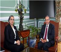 وزير الخارجية يستقبل رئيسة المجلس القومي للمرأة
