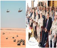وزير الدفاع يشهد تنفيذ المرحلة الرئيسية لمشروع تكتيكي بالذخيرة الحية