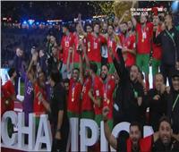 المغرب يتوج بكأس العرب بعد فوزه على الأردن