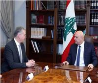 الرئيس اللبناني يستقبل المهندس كريم بدوى وزير البترول 