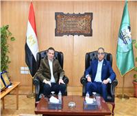 محافظ الفيوم يستقبل وزير الزراعة لتفقد عدد من المشروعات الإنتاجية 