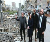 محافظ البحيرة تتفقد أعمال تطوير مزلقان السكة الحديد بدمنهور. 