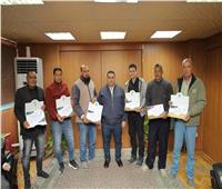 ​رئيس مياه البحيرة يُكرم أبطال "محطة الحرير الصناعي" لتميزهم في ضمان جودة مياه الشرب
