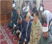 محافظ أسوان يشهد احتفالية "الأوقاف" بليلة القدر بمسجد الطابية 