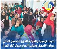 البحيرة تُسلّح فتيات كفر الدوار بريادة الأعمال والشمول المالي 