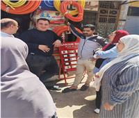 مدينة قليوب تكثف حملات غلق المنشآت المخالفة 