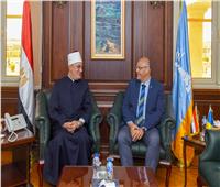 محافظ الإسكندرية يستقبل مفتي الجمهورية لتعزيز التعاون المشترك 