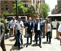 رئيس الوزراء يتفقد مشروع تحسين الصورة البصرية لميادين "وسط البلد"