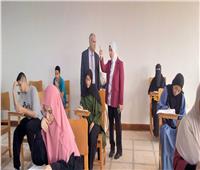 رئيس جامعة أسوان يتفقد امتحانات كلية تكنولوجيا المصايد والأسماك 