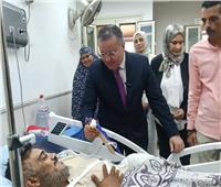 مدير مستشفيات جامعة بنها يشارك المرضى احتفالات عيد الأضحى
