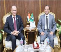 محافظ المنوفية ورئيس الجامعة يضعان رؤية مشتركة للتنمية المستدامة 