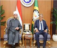 محافظ الدقهلية يستقبل وزير الأوقاف بديوان عام المحافظة