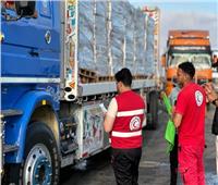 الهلال الأحمر يطلق قافلة زاد العزة 214  لدعم غزة