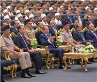 السيسي يشهد تخرج الدورة الثالثة لأئمة الأوقاف ويفتتح قاعة الصفوة