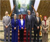 محافظ كفرالشيخ يستقبل وزيرة التنمية المحلية لمتابعة المشروعات الخدمية والتنموية
