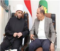 محافظ المنيا يبحث مع وزير الأوقاف تطوير منطقة البهنسا الأثرية