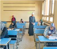 رئيس منطقة الإسماعيلية يتابع امتحانات القسم الأدبي بلجنة الأبطال شرق القناة