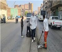 نائب رئيس مدينة القناطر الخيرية تقود حملات ميدانية موسعة لرفع كفاءة النظافة