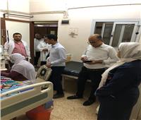 فريق مشترك من الطب العلاجي ومكافحة العدوى يتفقد مستشفى المنشاة بسوهاج