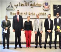 بحث التعاون الأكاديمى بين "بنها ووهان للدراسات العليا" و"آداب عين شمس" فى الجيوماتكس