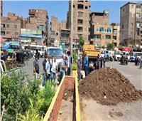 بعد إخلائه من الإشغالات محافظ الجيزة يتابع تطوير شارع العامل الأول والجزيرة الوسطى بإمبابة