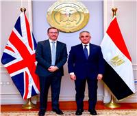 وزير العدل يستقبل سفير المملكة المتحدة بالقاهرة