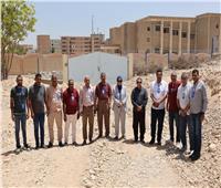 رئيس جامعة قنا يتابع إنشاء محور الجامعة الأهلية ويوجه بسرعة التنفيذ