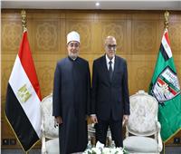 مفتي الجمهورية يهنئ رئيس هيئة قضايا الدولة بمنصبه الجديد